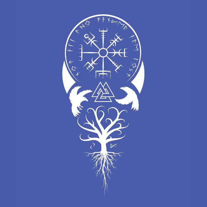 Celtic Vikinger Vegvisir compass Vikings