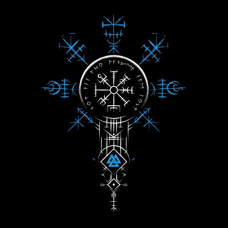 Celtic Vikinger Vegvisir compas Vikings