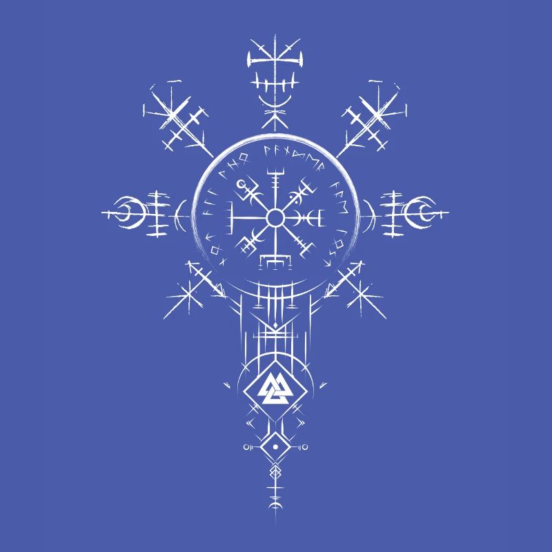 Celtic Vikinger Vegvisir compass Vikings