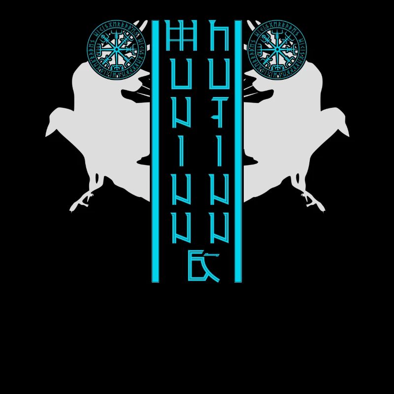 Vegvisir Raben Valhalla Wikinger