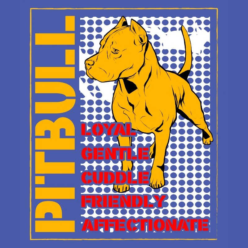 Pitbull loyal gentle cuddle friendly affectionate