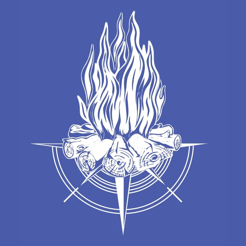 Campfire Compass Fire Fire Pit