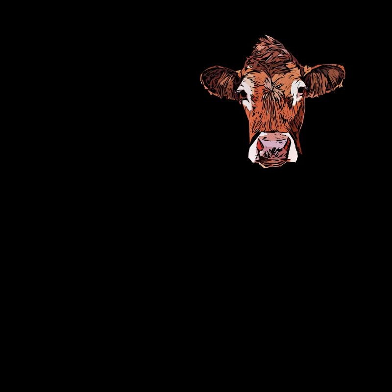 Impression de motifs de ferme de vaches