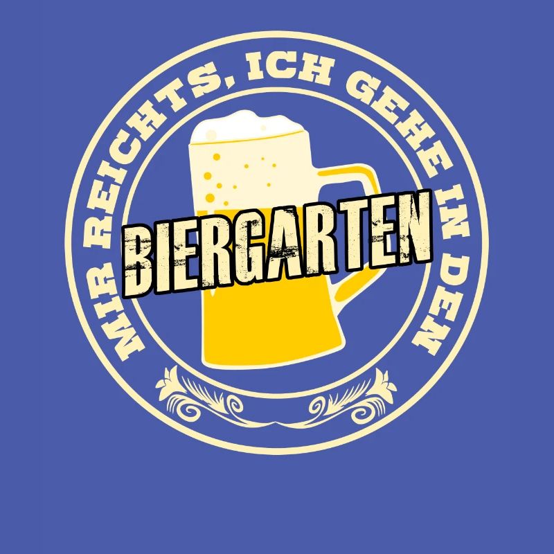 Biergarten Bierglas Bier Biertrinker