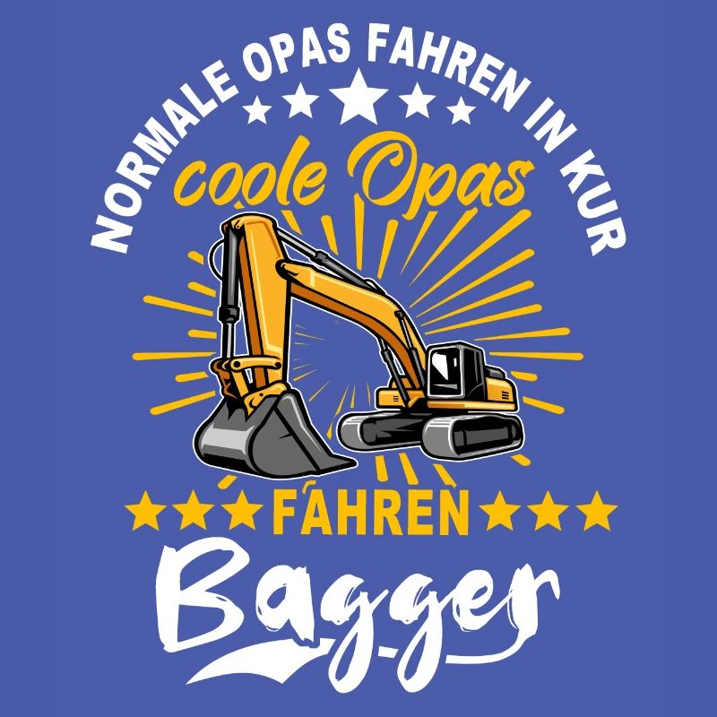 Baggerfahrer Opa Baggerführer