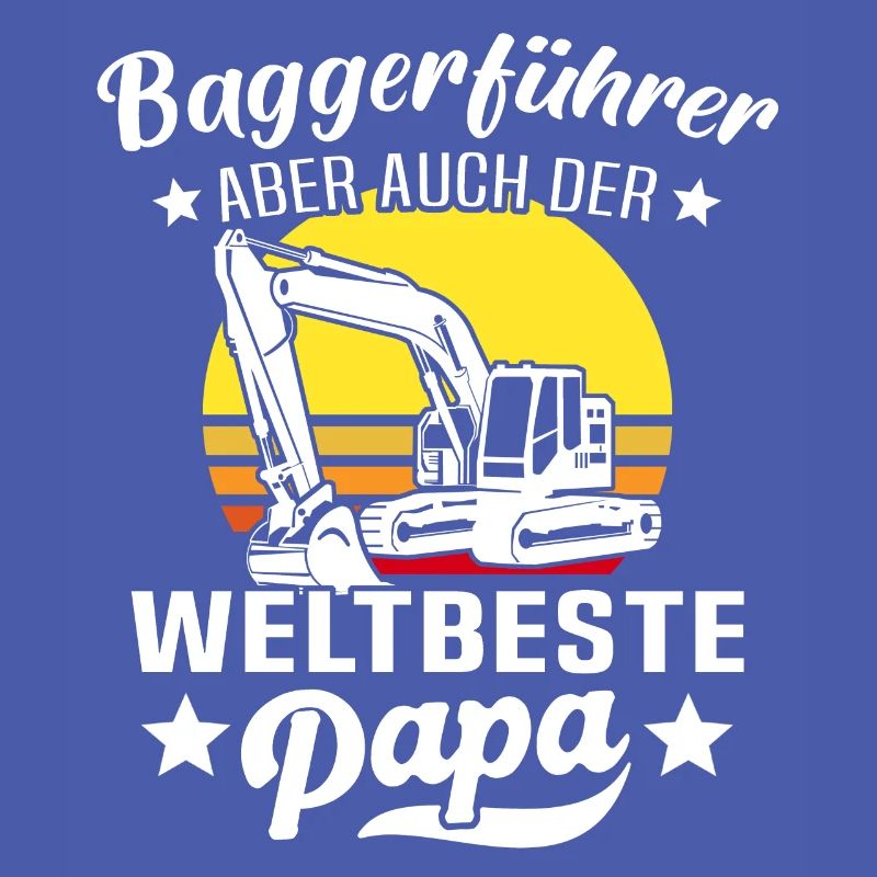 Baggerfahrer Papa Baggerführer
