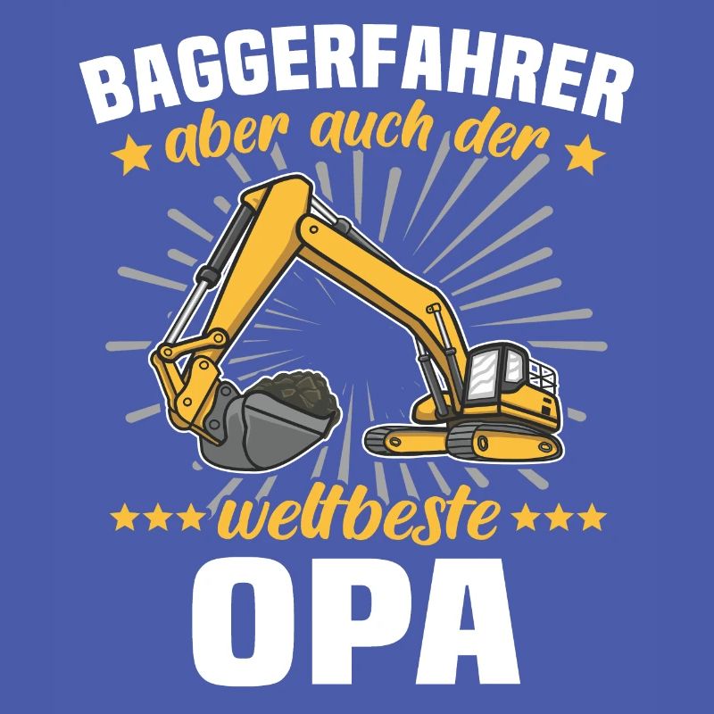 Opa Baggerfahrer