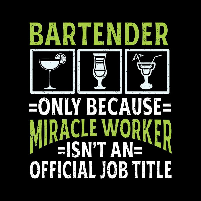 Bartender Gift Job Waiter Bartender