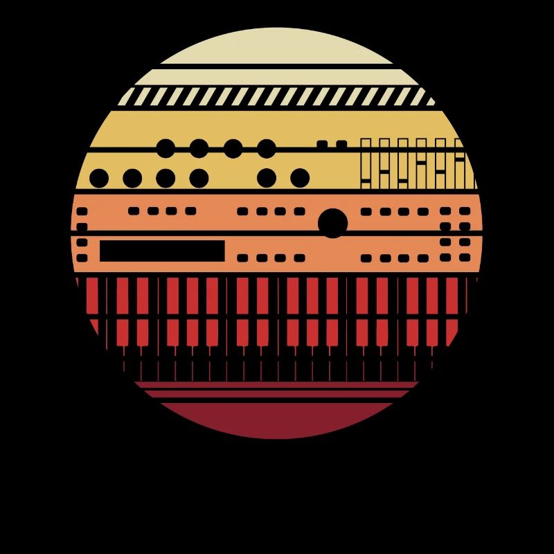 Conception de musique de synthétiseur rétro