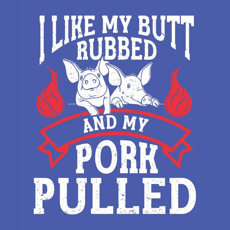 BBQ Pulled Pork Schwein Grill