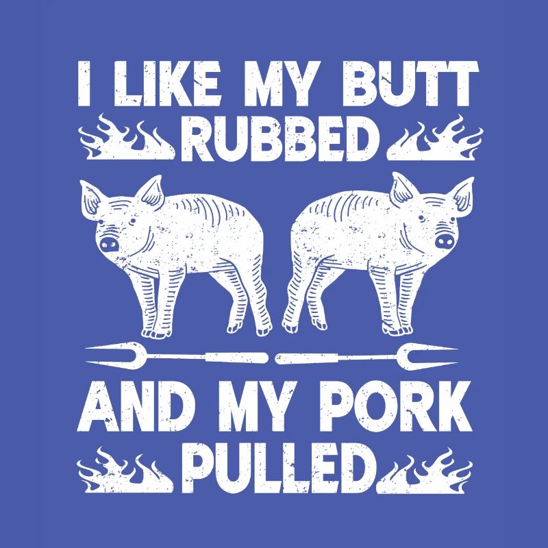 BBQ Pulled Pork Schwein Grill