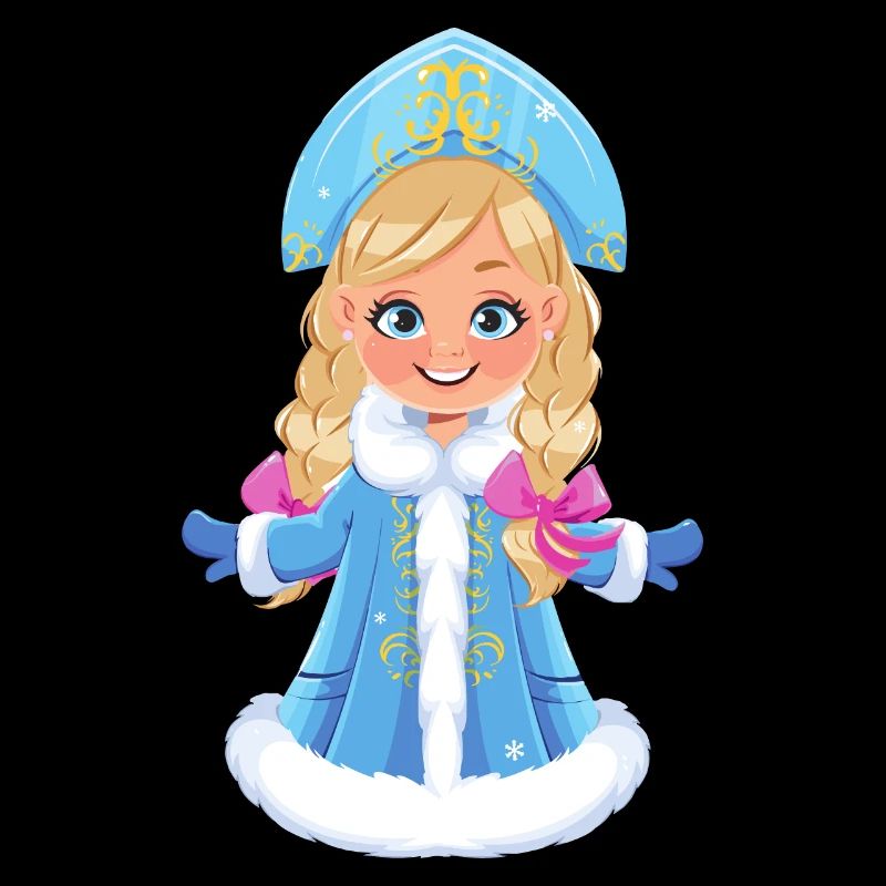 Ded Moroz Snegurotschka russischer Weihnachtsmann