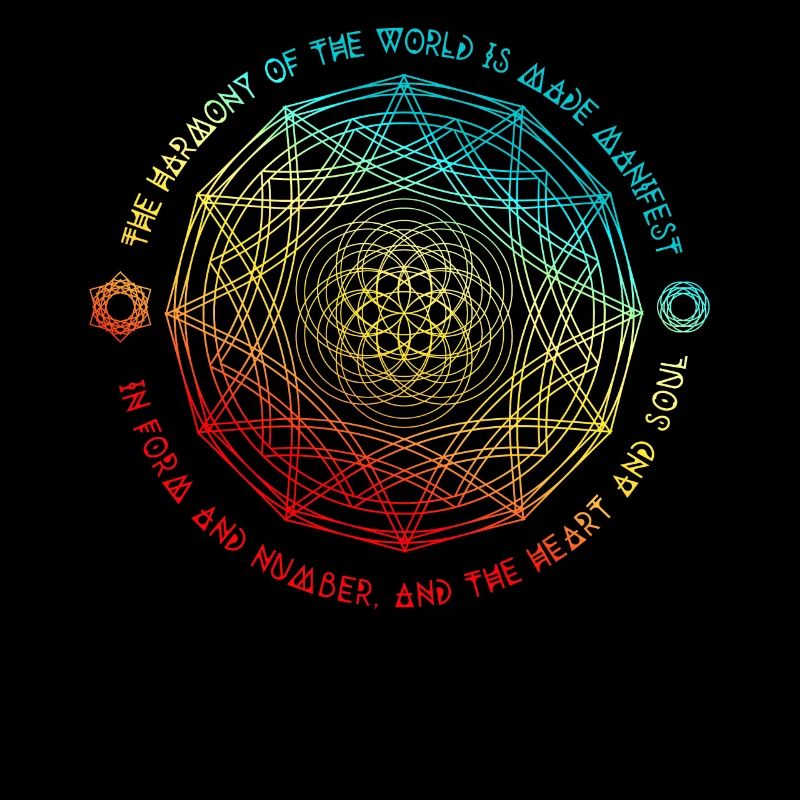 Die Harmonie der Heiligen Geometrie der Welt