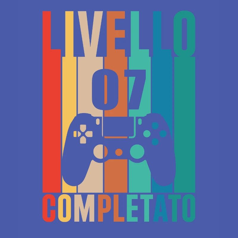 7th Birthday Player Level 7 Complete 7 Years