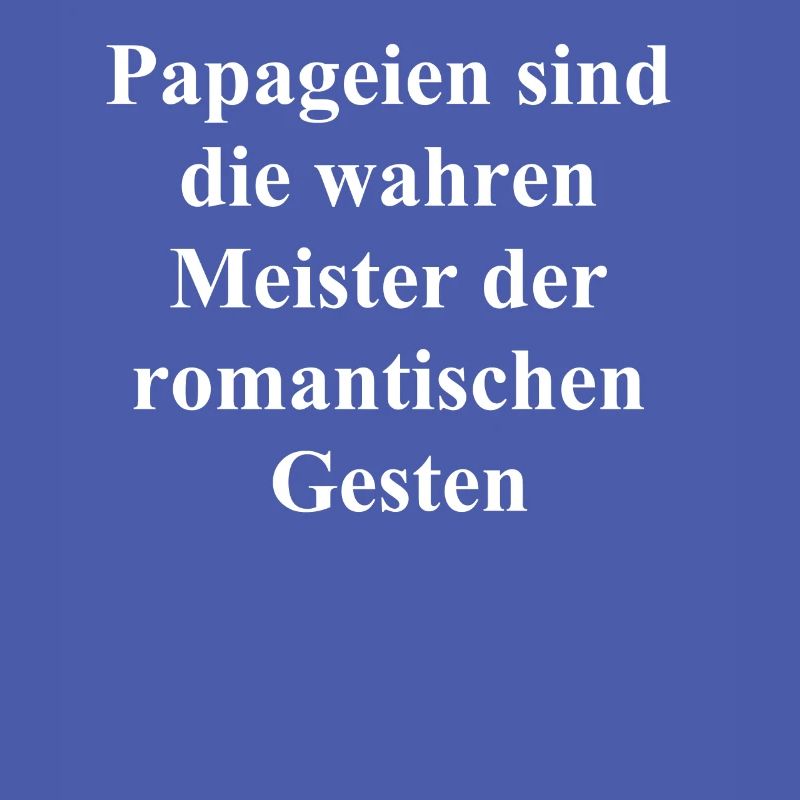 Romantisches Papageien Geschenk