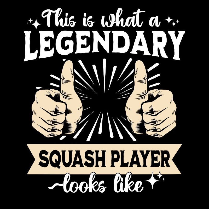 Legendärer Squashspieler
