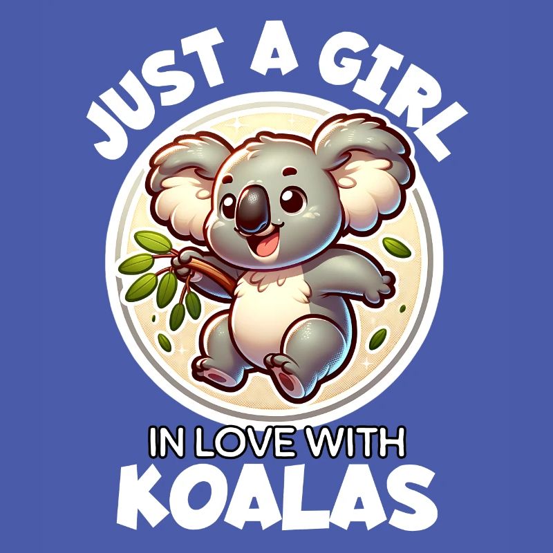 Mädchen Liebt Koala