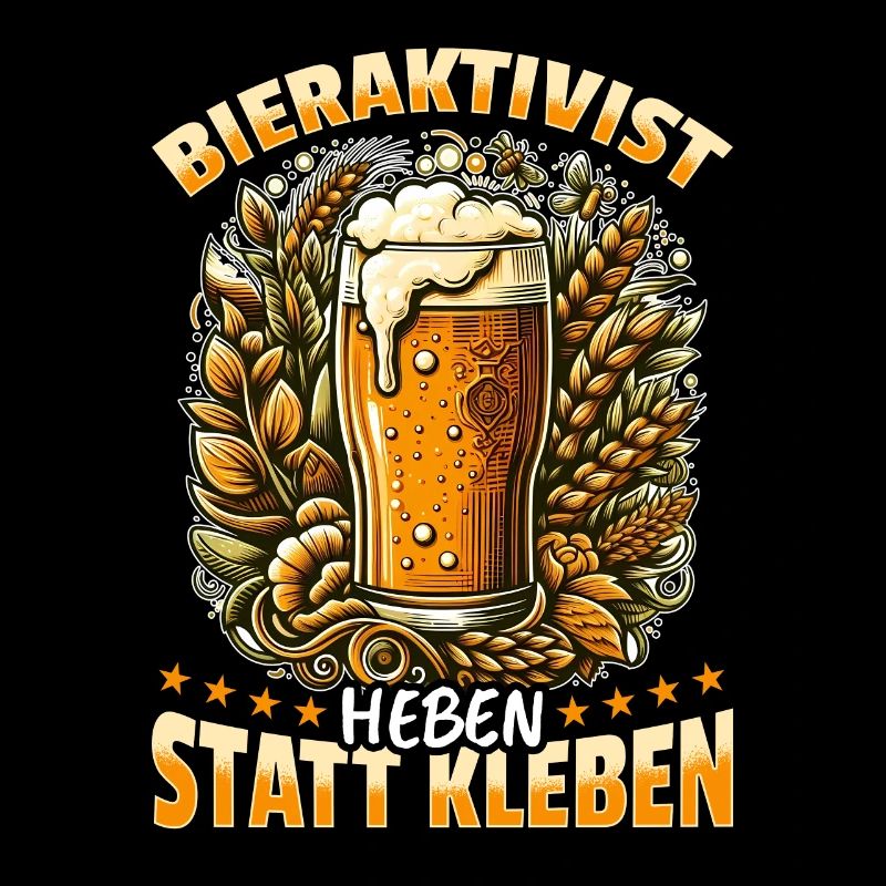 Bieraktivist Heben statt Kleben – Partyspaß