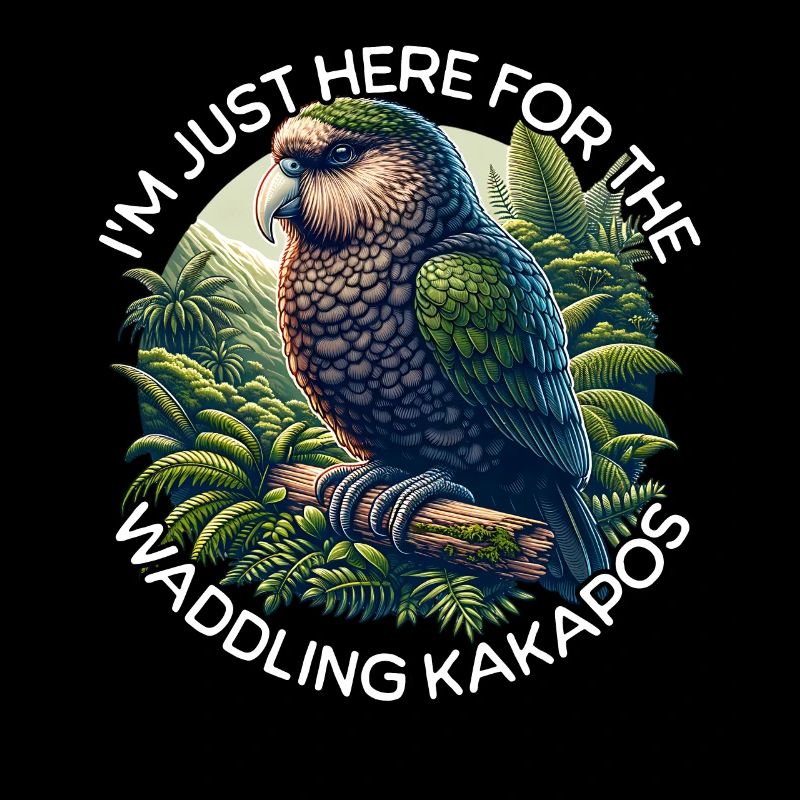 Perroquet de nuit kakapo