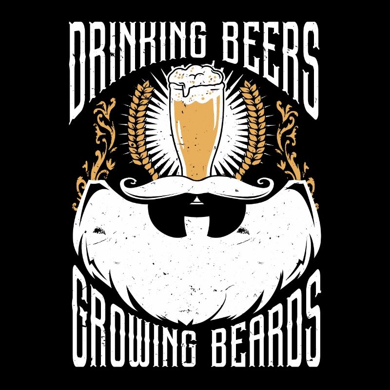 Drinking Beers And Growing Beards, Funny Beard
