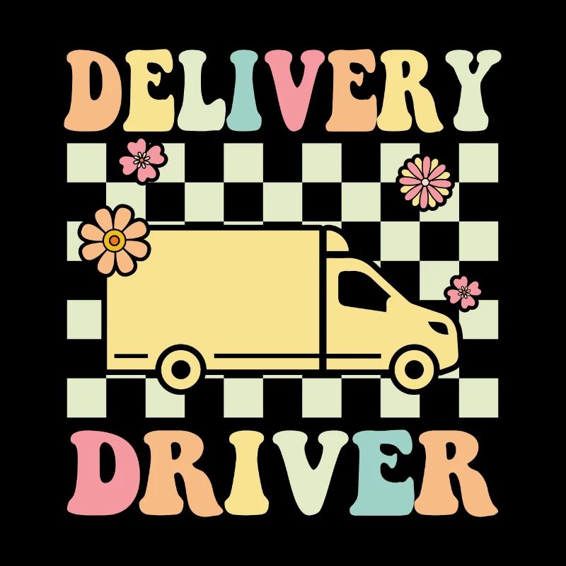 Delivery Driver Boho Funny Grubhub Driver