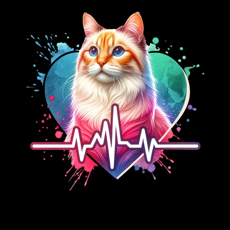 ECG de chat andin