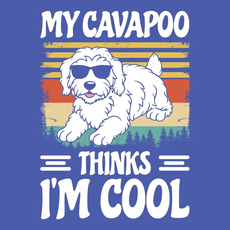 Drôle Cavapoo Chien à fourrure Cavadoodle Drôle de chiot
