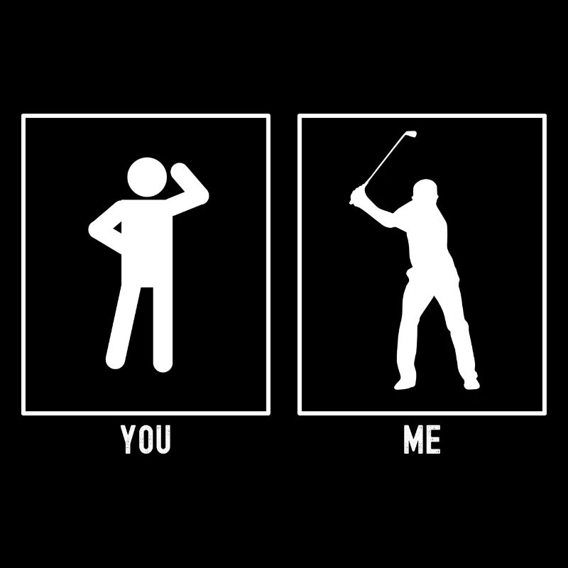 Vous - Moi - Golf Vector
