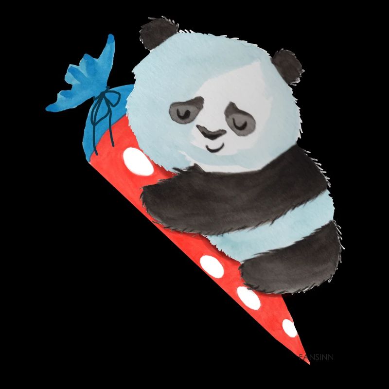 Panda bear panda bear school bag school enrollment gift