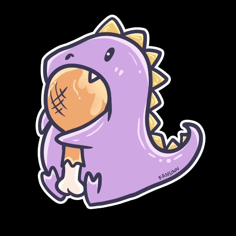 Fleischfresser Dinosaurier Illustration Geschenk