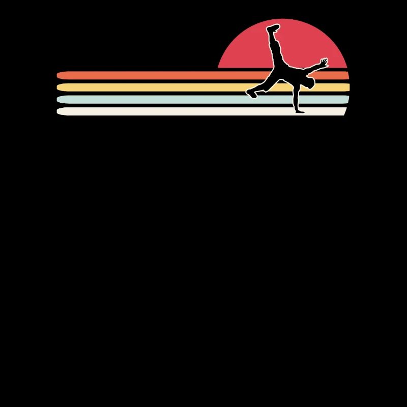 Breakdancer B-Boy retro