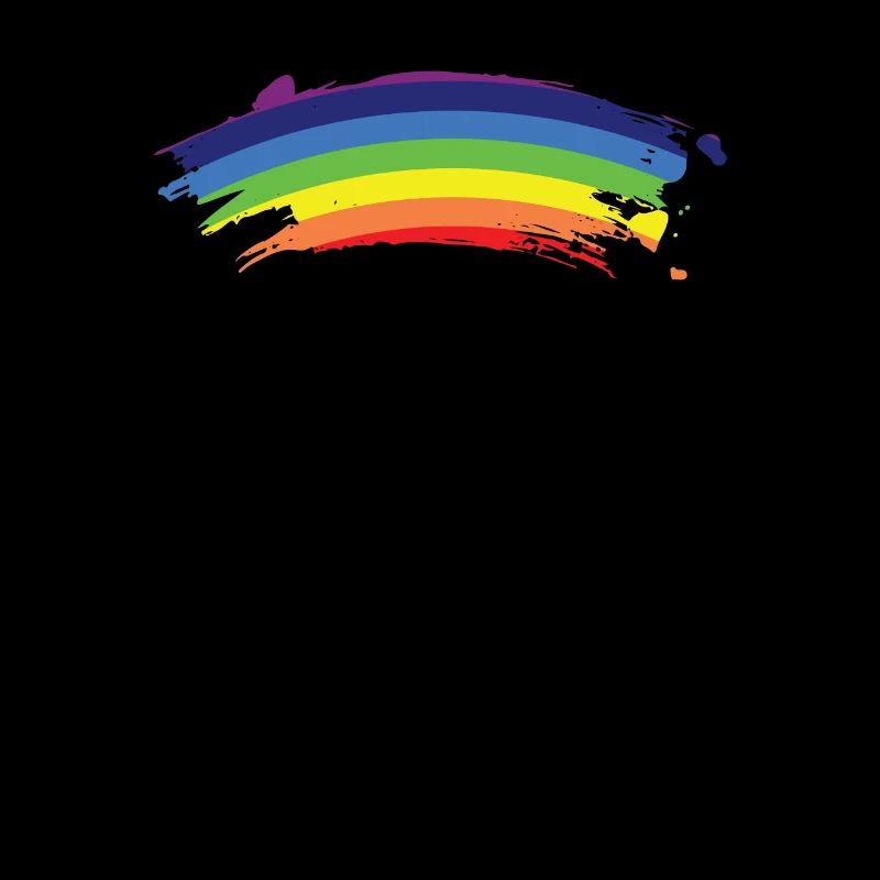 Scratched rainbow