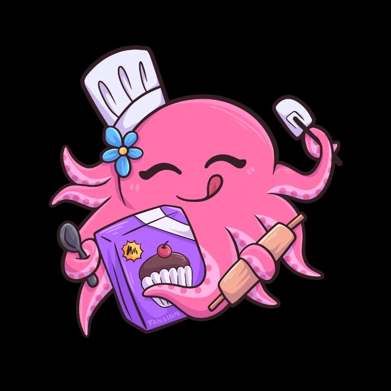 Octopus Cooking Kitchen Octopus Octopus