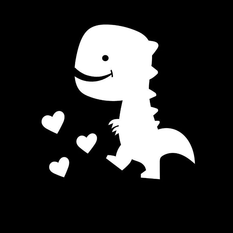 Dinosaurier Herz Dino Valentinstag Geschenke Idee