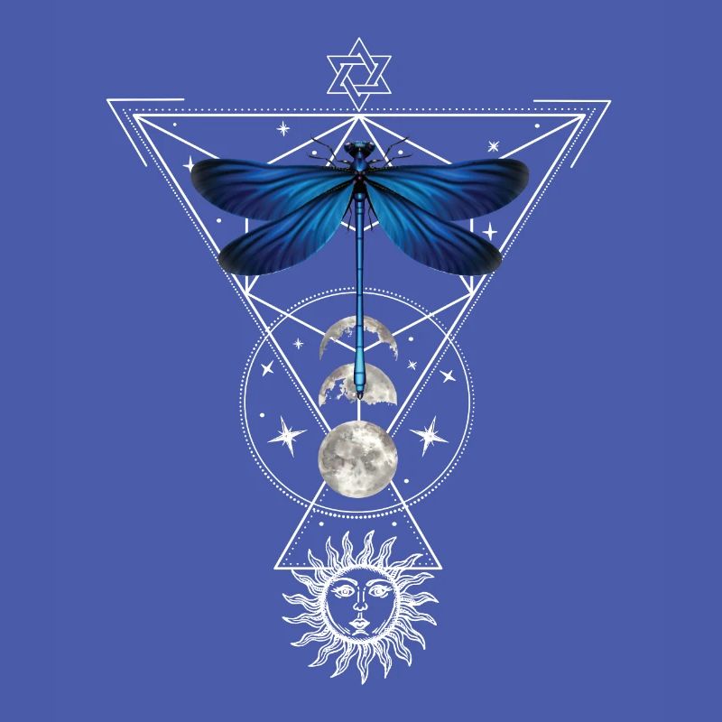 Okclutisme lune Phase Witchcraft Libellule Tarot