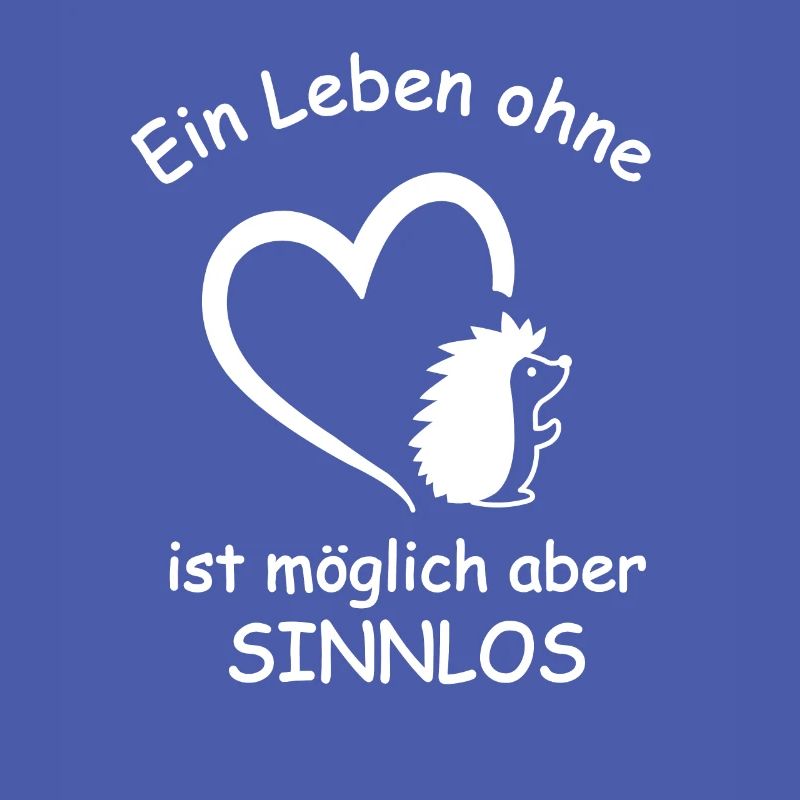 Igel Spruch Herz Stacheltier Stacheligel Geschenk