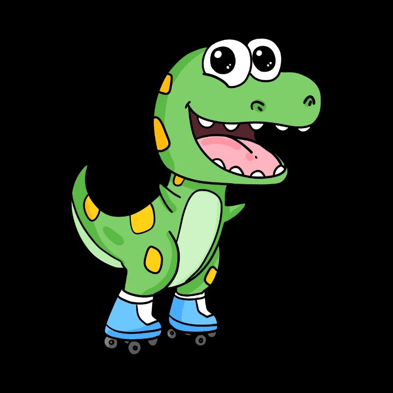 Inline Skating Roller Skates Dinosaur