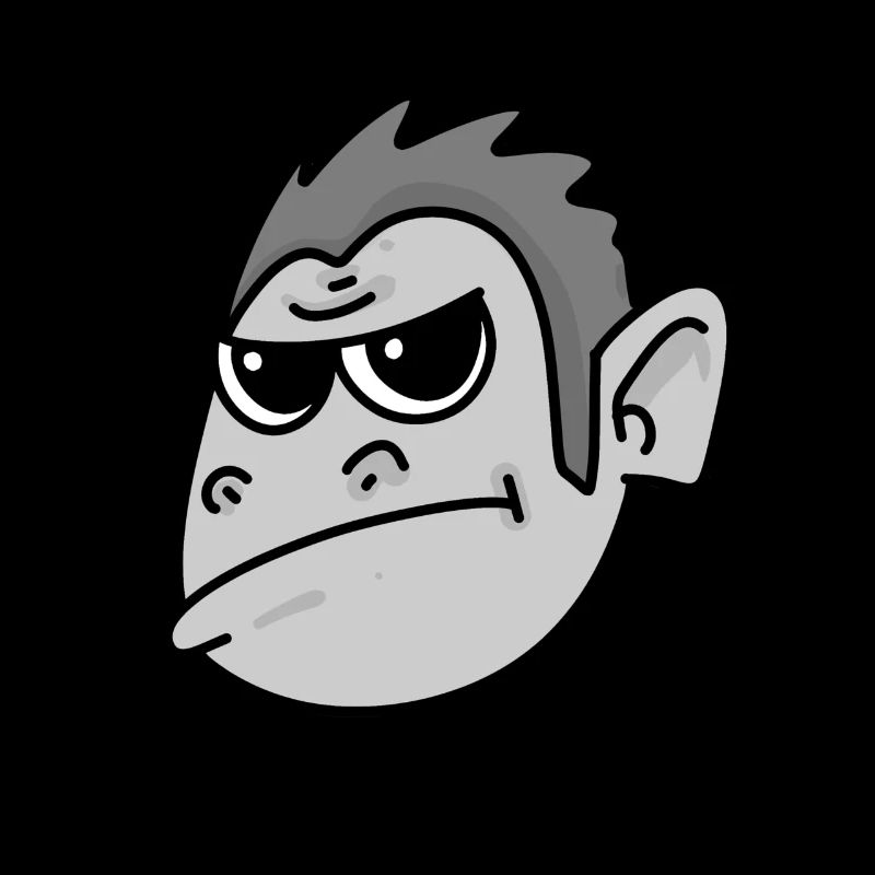Tête de gorille