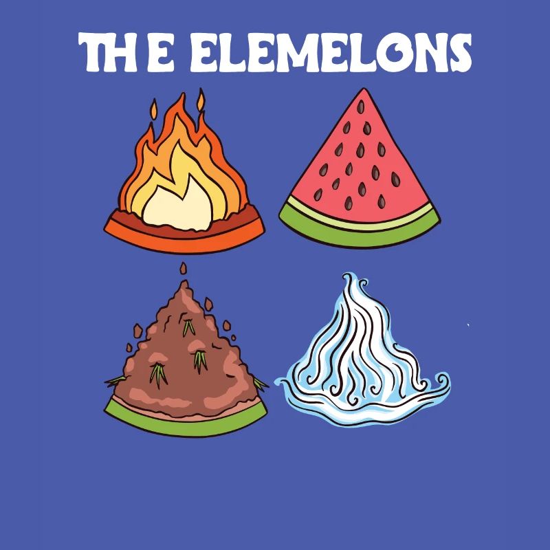 Les melons Elemelons dans les quatre éléments