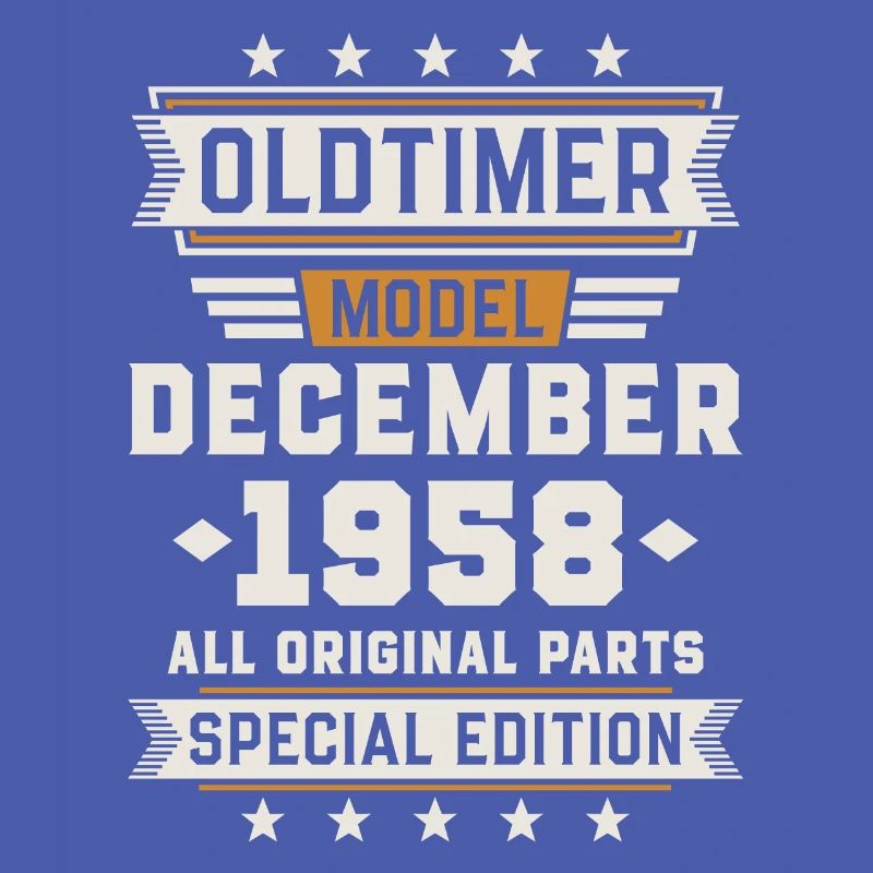 Oldtimer Décembre 1958 Cadeau d’anniversaire
