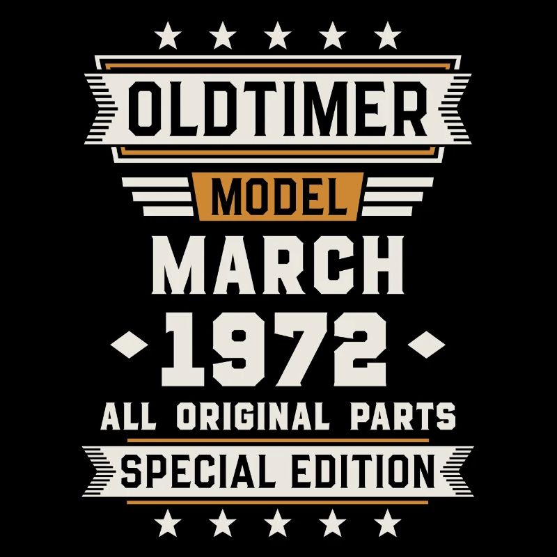 Oldtimer March 1972 Birthday Gift