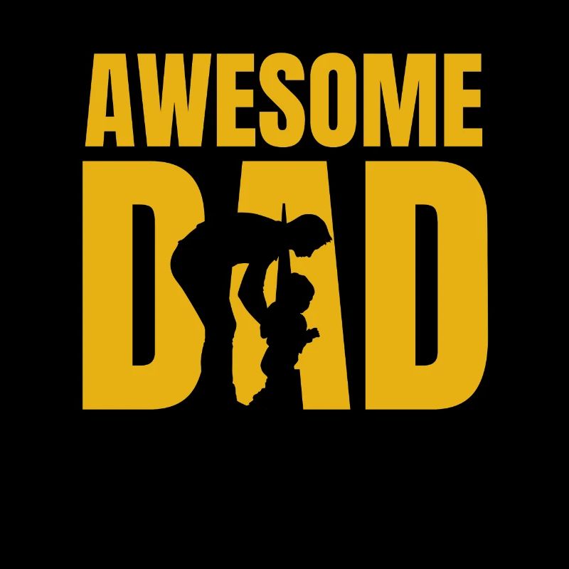 AWESOME DAD! Dad's Day Bester Papa der Welt