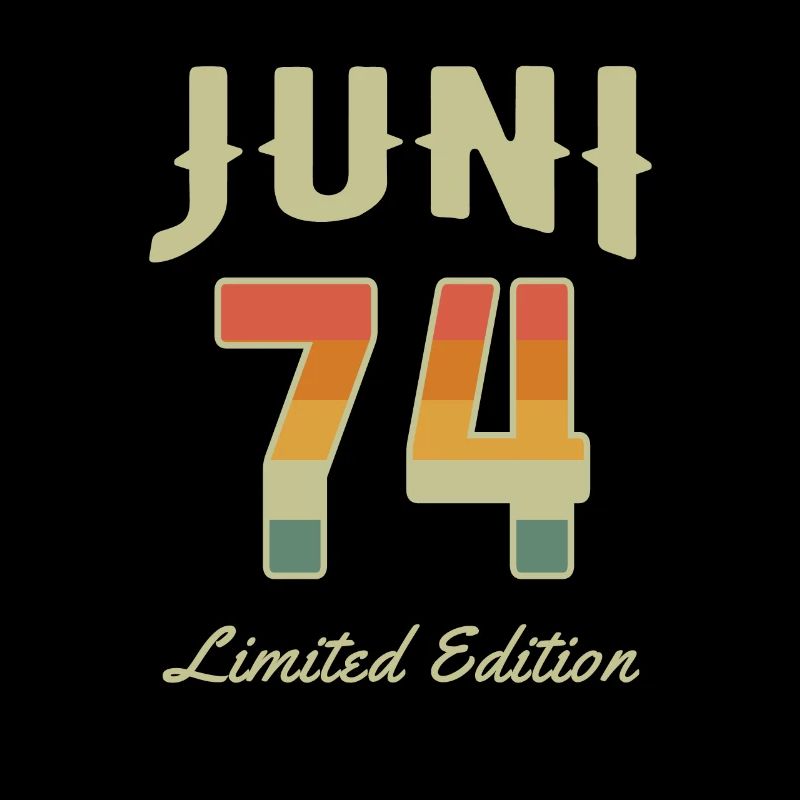 Juni 1974 Limited Edition Geburtstag