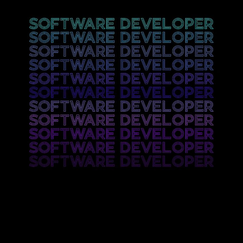 Softwareentwickler Computerprogrammierer Retro