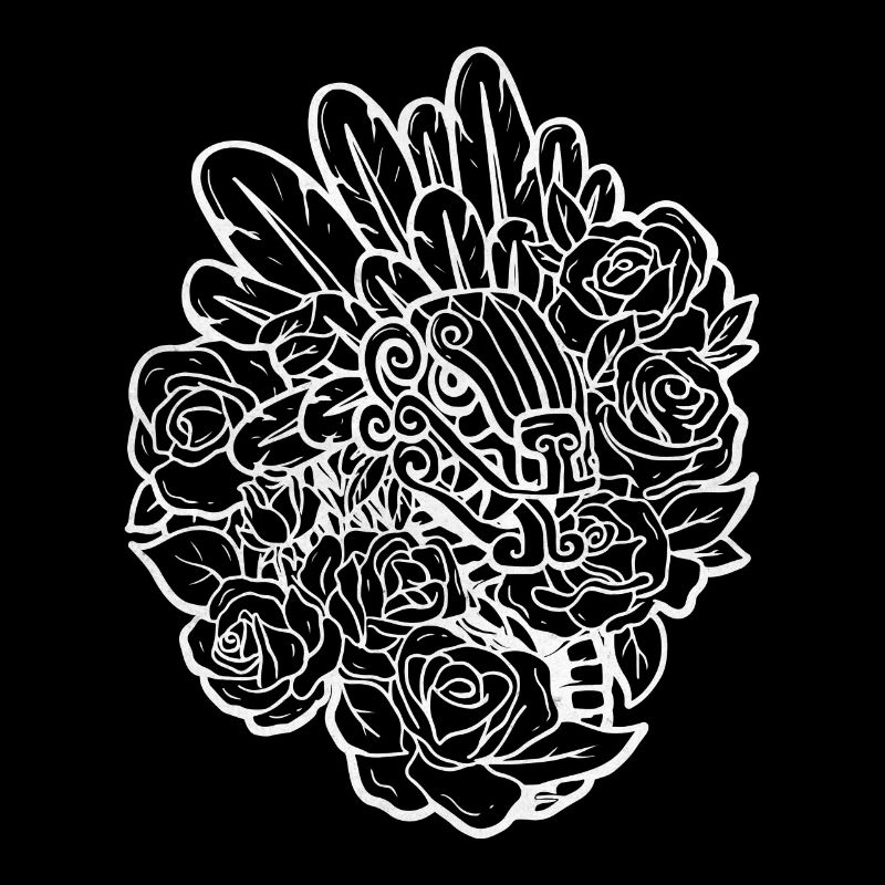 Quetzalcoatl Roses Ancient Aztec Serpent Maya
