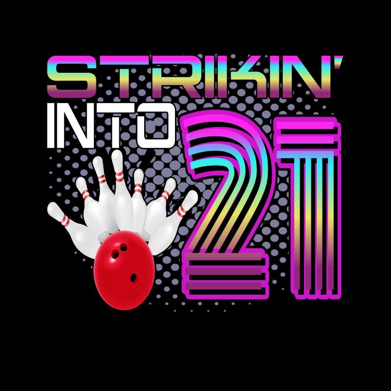 Frapper dans 21 Bowling Bowler 21e anniversaire
