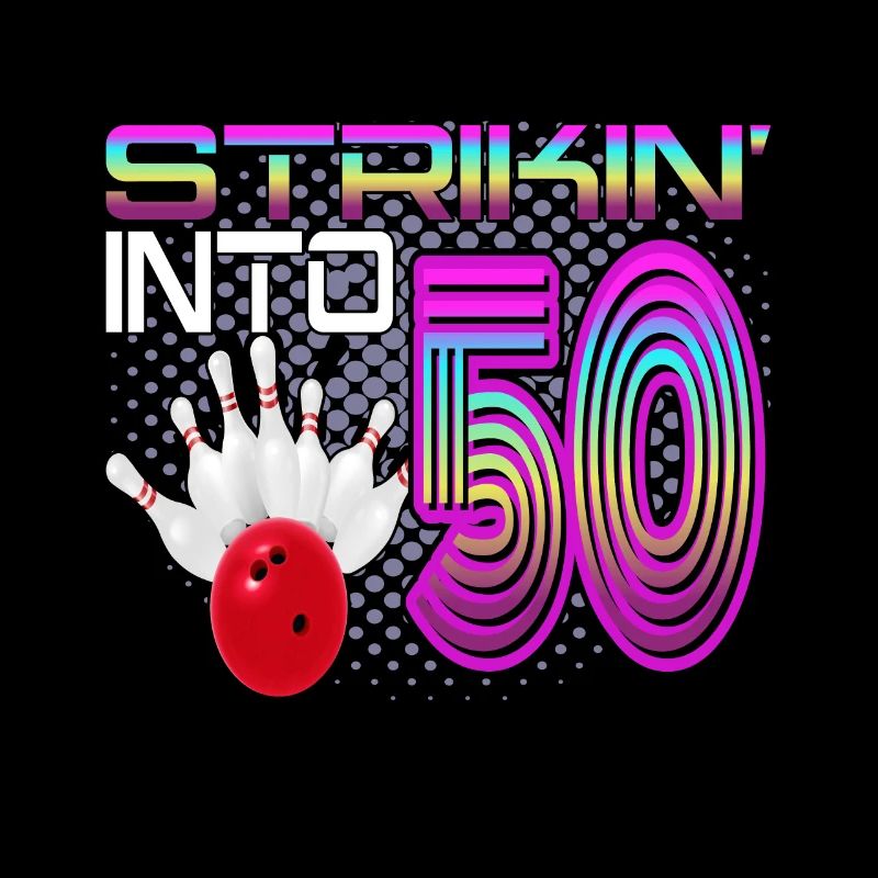 Frapper dans 50 Bowling Bowler 50e anniversaire