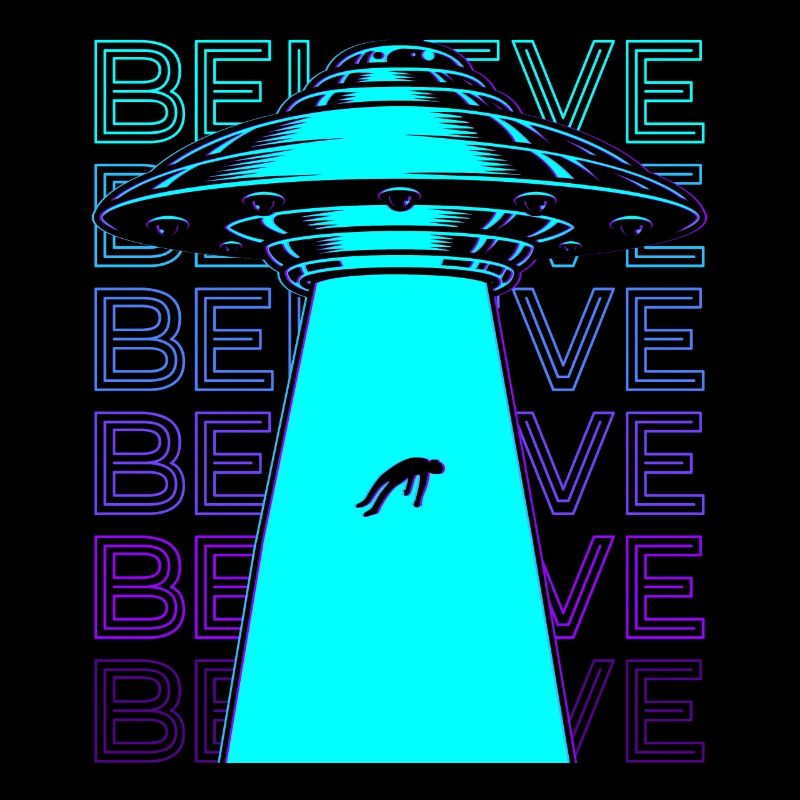 Ufo Alien Kidnapping Retro Gift