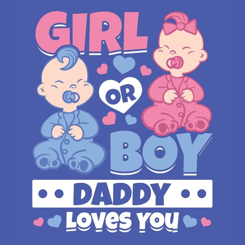 Mädchen oder Junge Papa liebt dich Neugeborenes