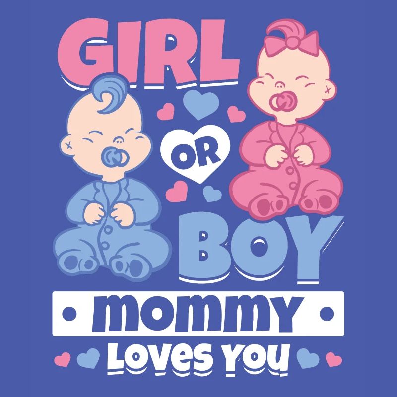 Mädchen oder Junge Mama liebt dich Neugeborenes